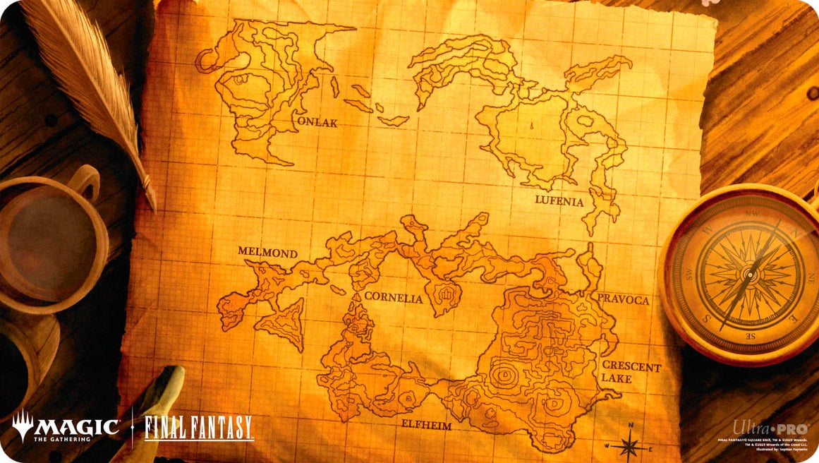 Magic The Gathering: Playmat World Map | Cards and Coasters CA