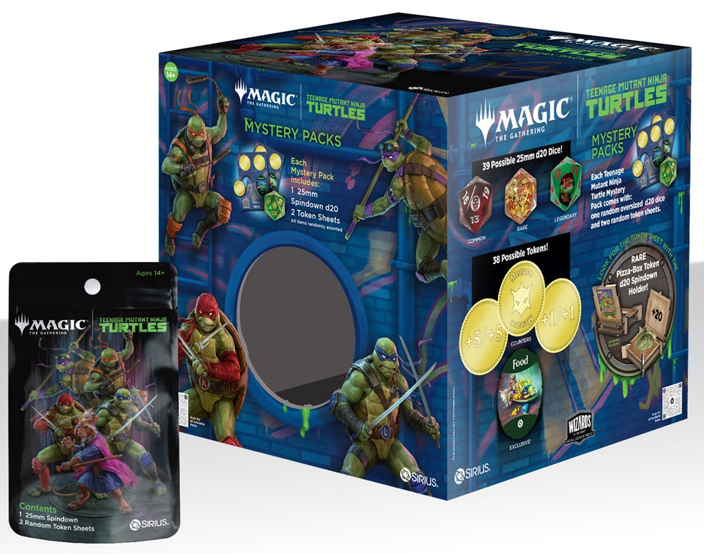 MTG Teenage Mutant Ninja Turtles - Mystery Pack D20 | Cards and Coasters CA