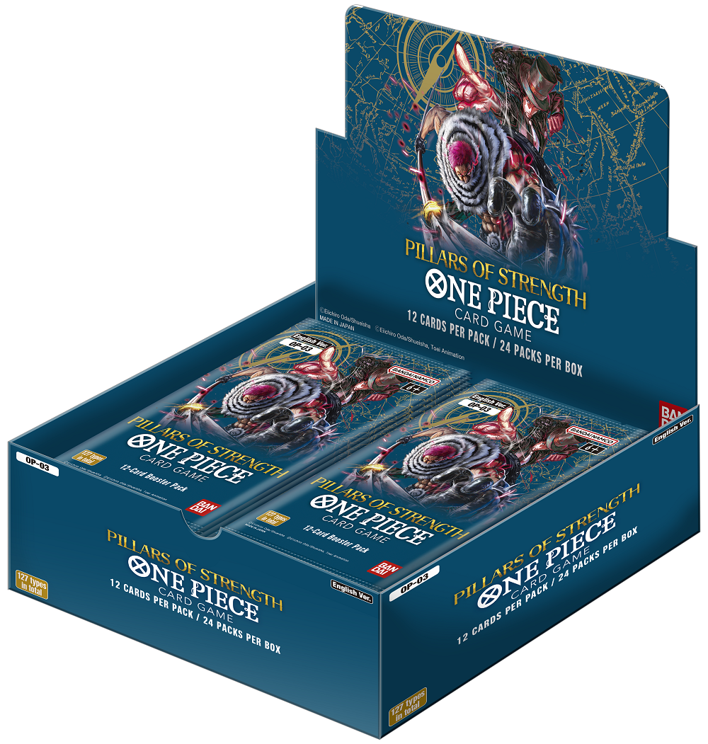 One Piece - Pillars of Strength Full Booster Box | Cards and Coasters CA