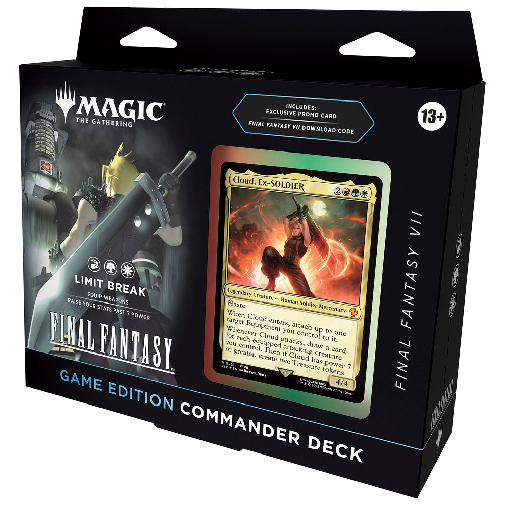 Final Fantasy VII Game Edition Commander Deck | Cards and Coasters CA