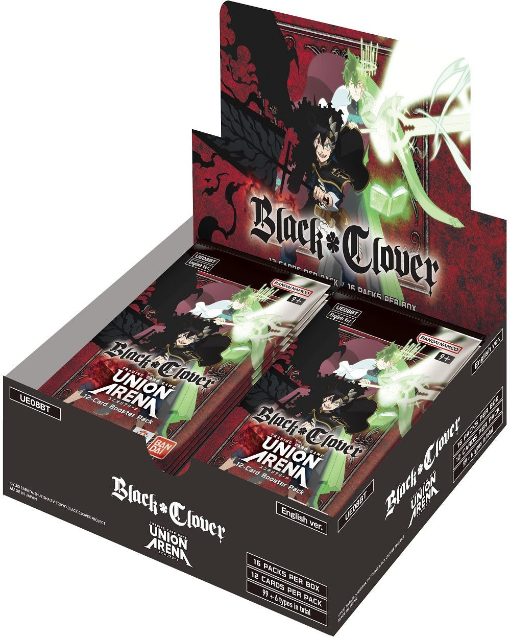 Union Arena - Black Clover - Booster Box | Cards and Coasters CA