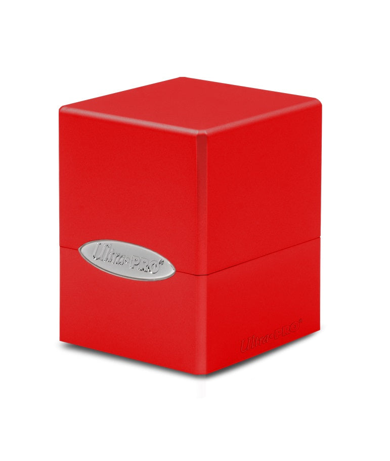 Satin Cube: Apple Red | Cards and Coasters CA