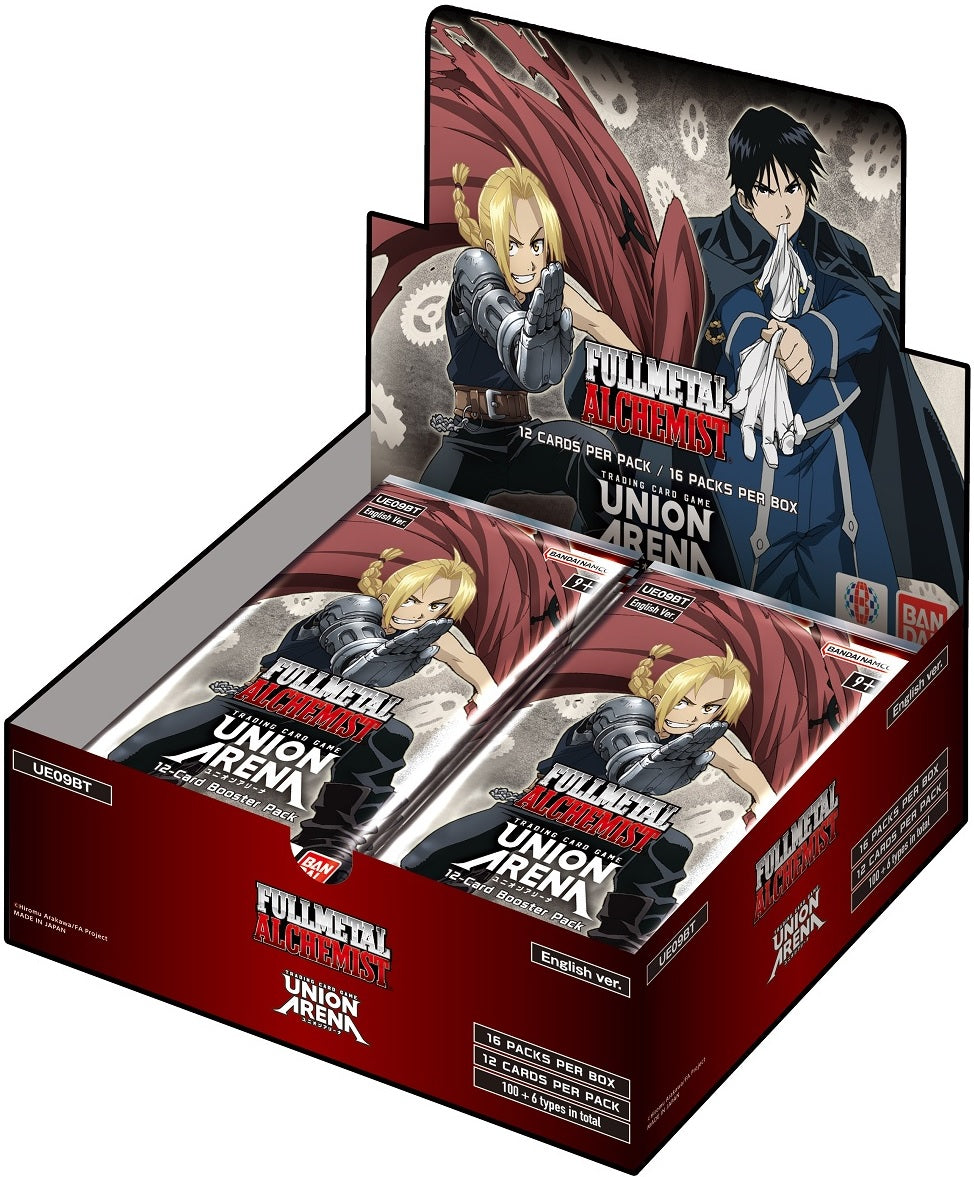 Union Arena - Full Metal Alchemist Booster Box | Cards and Coasters CA