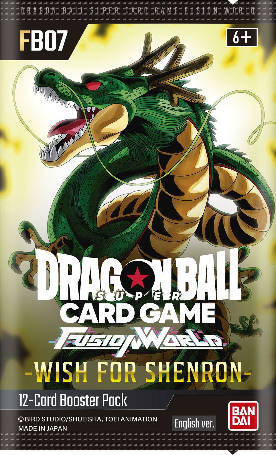 Dragon Ball Fusion World - FB07 - Wish For Shenron Booster Pack | Cards and Coasters CA