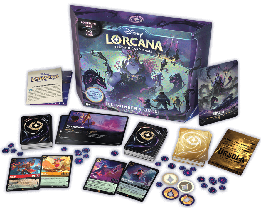 Lorcana - Ursula's return Illumineer's Quest Deep Trouble | Cards and Coasters CA