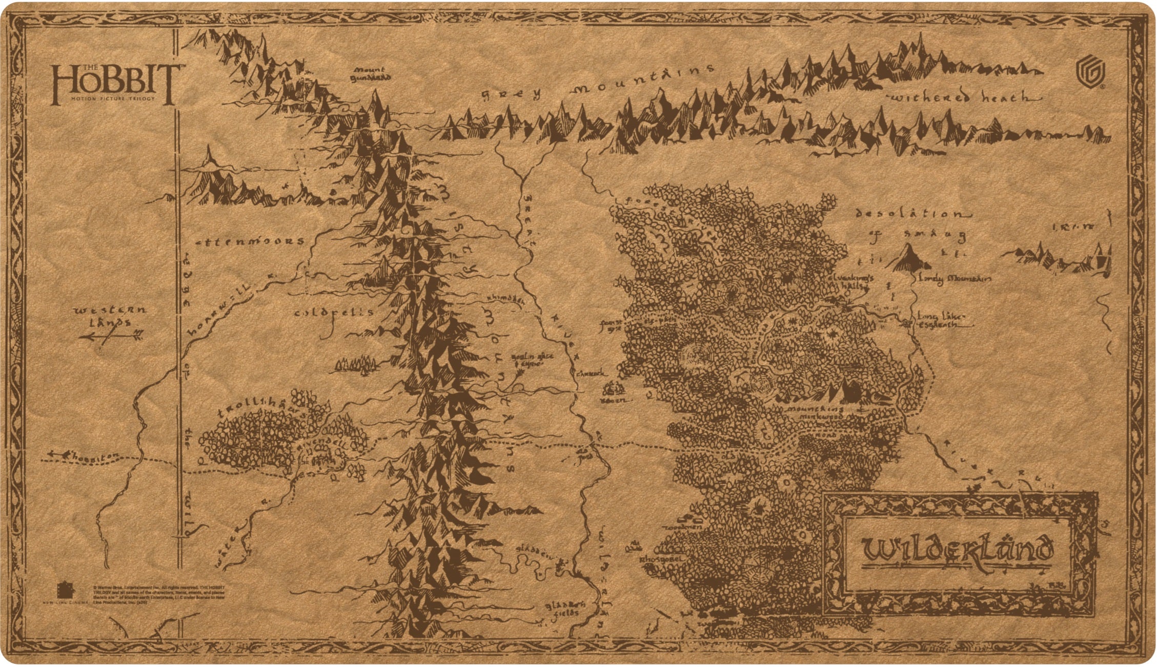 Ultimate Guard Playmat - The Hobbit - Wilderlands | Cards and Coasters CA