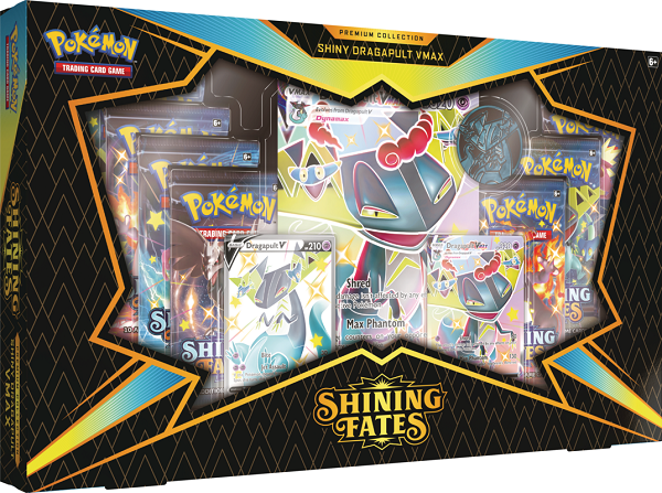 Pokemon - Shining Fate Premium Shiny Dragapult Vmax | Cards and Coasters CA