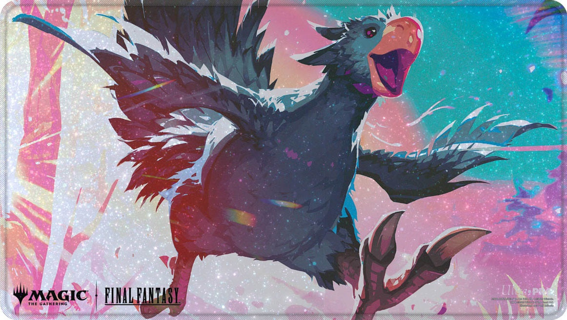 Magic The Gathering: Playmat Traveling Chocobo (Black) | Cards and Coasters CA