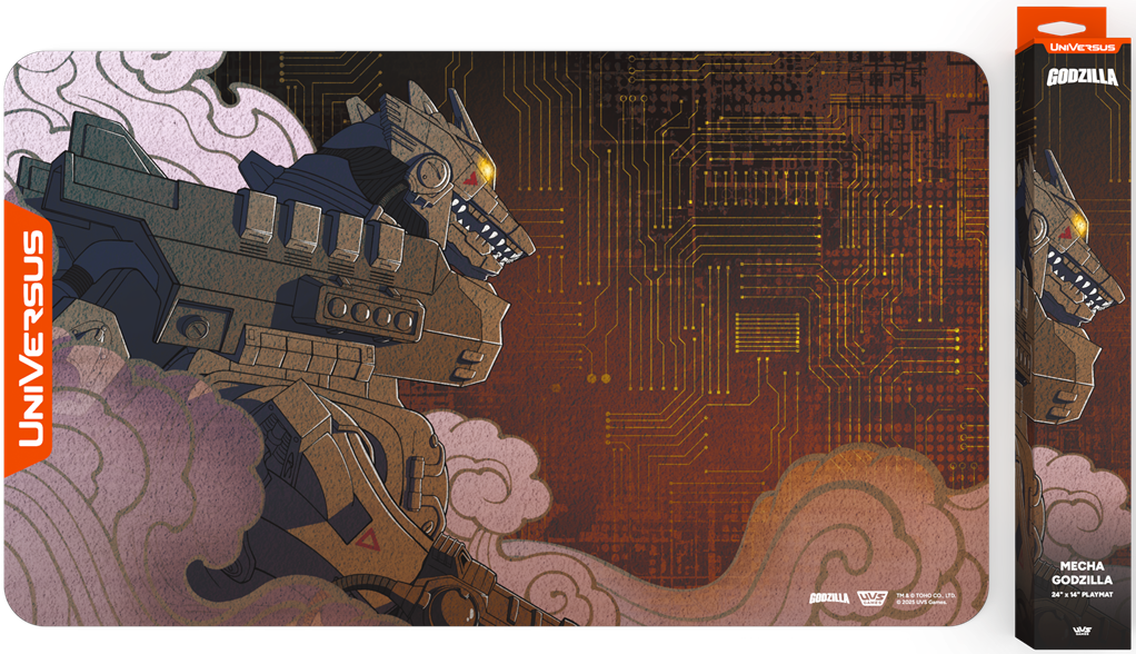Godzilla: Reign of Kaiju Mecha Godzilla Kiryu Playmat | Cards and Coasters CA