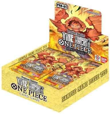 One Piece: PRB-01 The Best - Full booster box. | Cards and Coasters CA