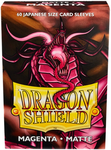 Dragon Shield Matte Magenta - Japanese Size 60 count | Cards and Coasters CA