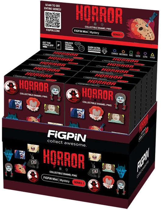 Horror Mystery Figpin | Cards and Coasters CA