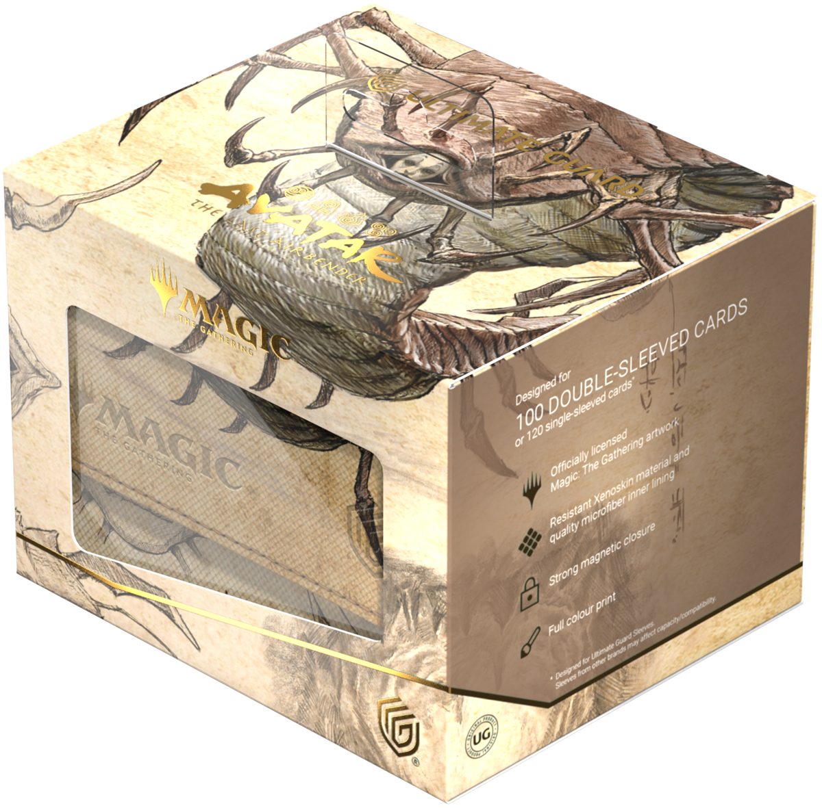 UG DECK CASE SIDEWINDER 133+ XENOSKIN MTG AVATAR: THE LAST AIRBENDER - KOH, THE FACE STEALER | Cards and Coasters CA