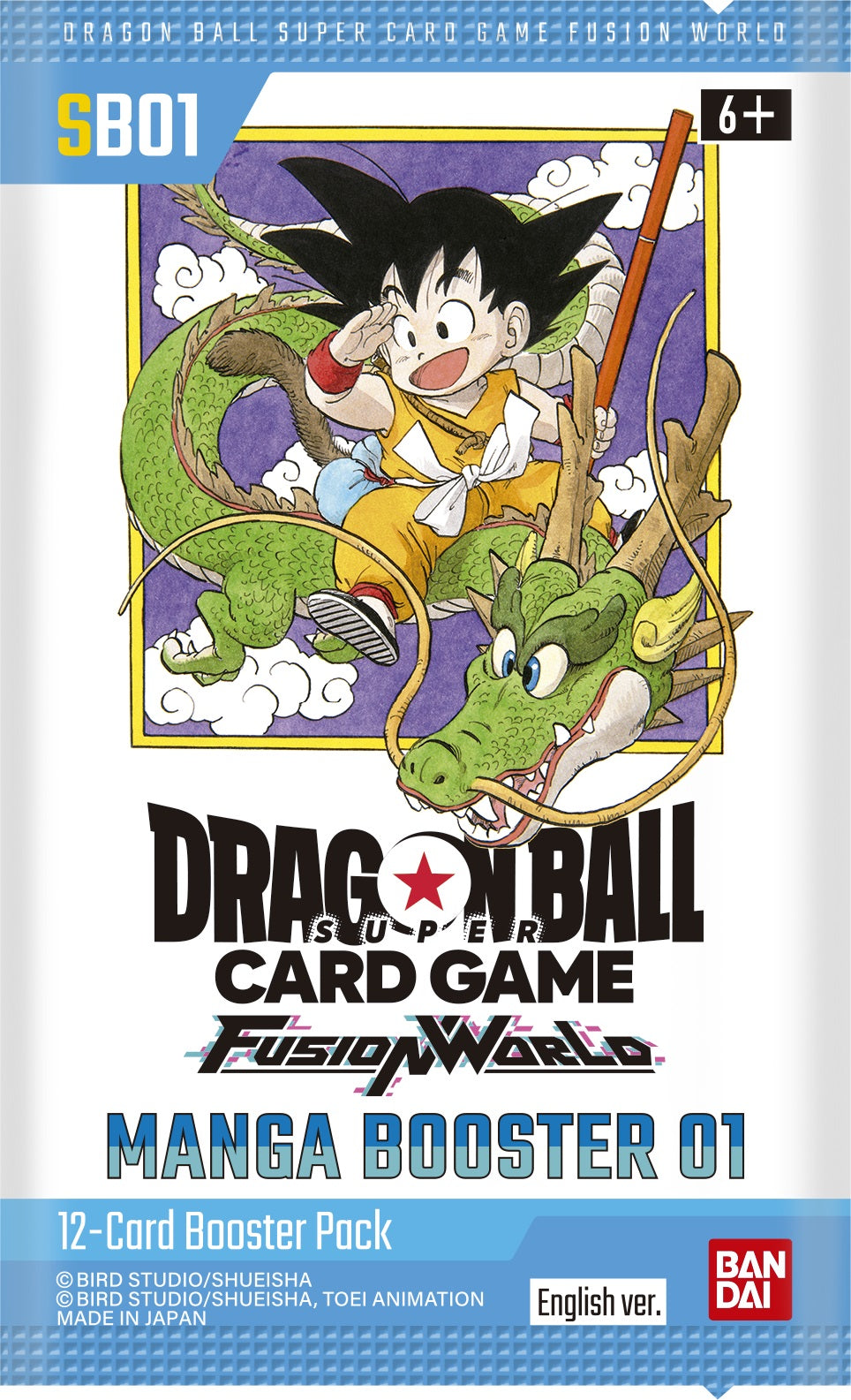 Dragon Ball Fusion World - SB01 - Manga Booster 1. Booster Pack | Cards and Coasters CA