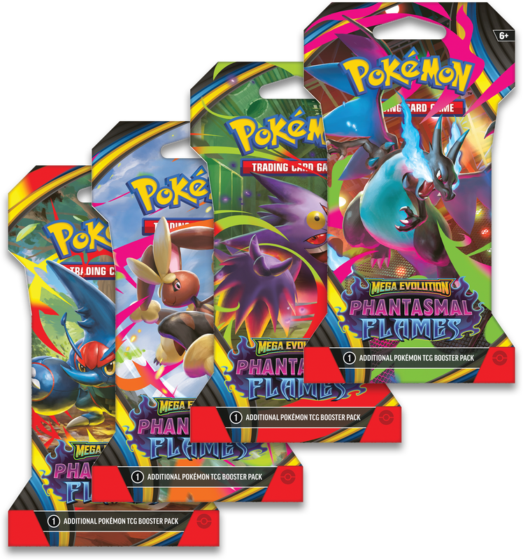 Pokemon: Mega Evolution - Phantasmal Flames - Blister Pack | Cards and Coasters CA