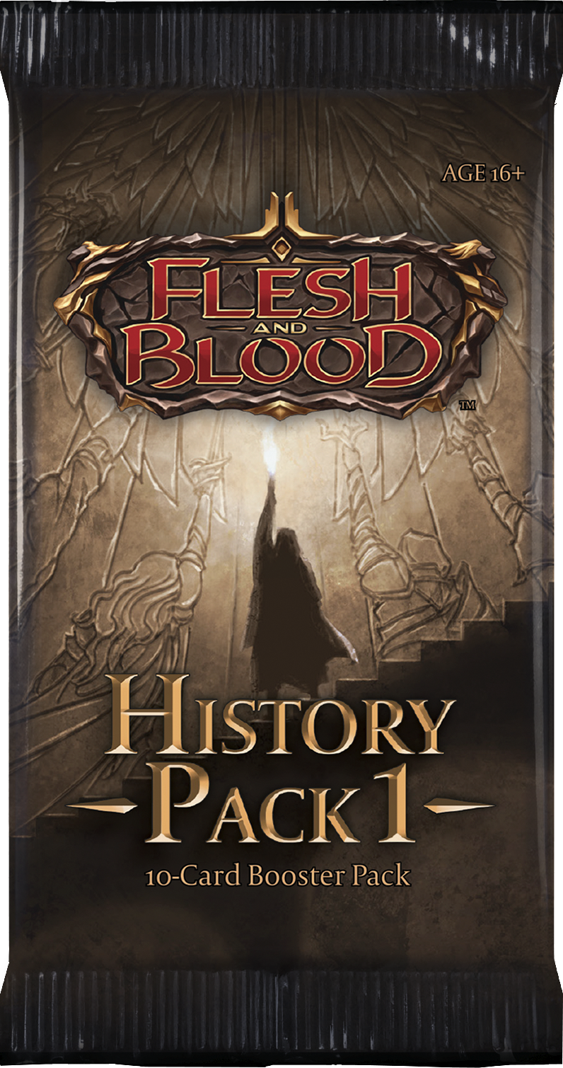 Flesh and Blood: History Pack 1 Booster Pack | Cards and Coasters CA