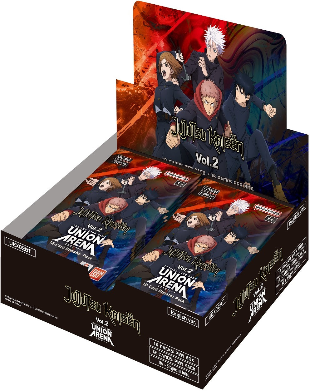 Union Arena - Jujutsu Kaisen Booster Box Vol. 2 | Cards and Coasters CA
