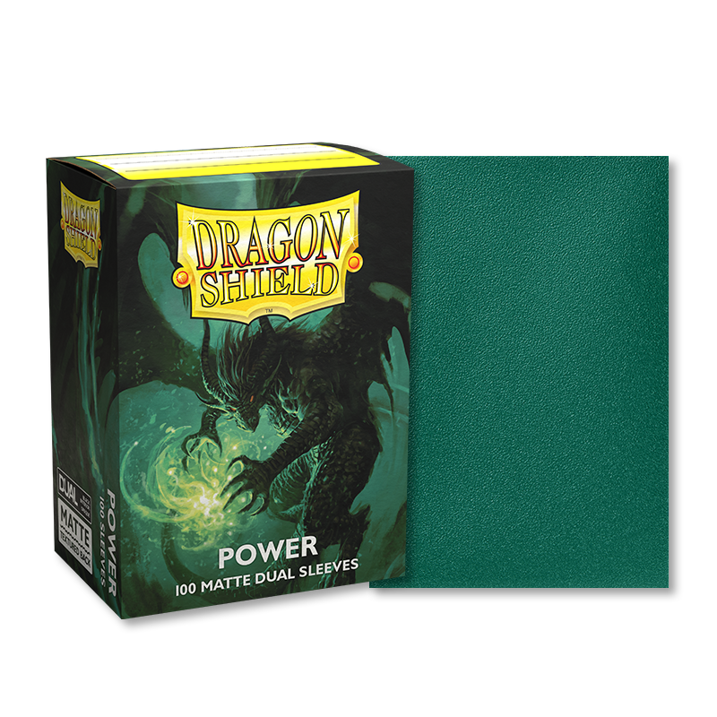 Dragon Shield Matte Dual Sleeves: Power | Cards and Coasters CA