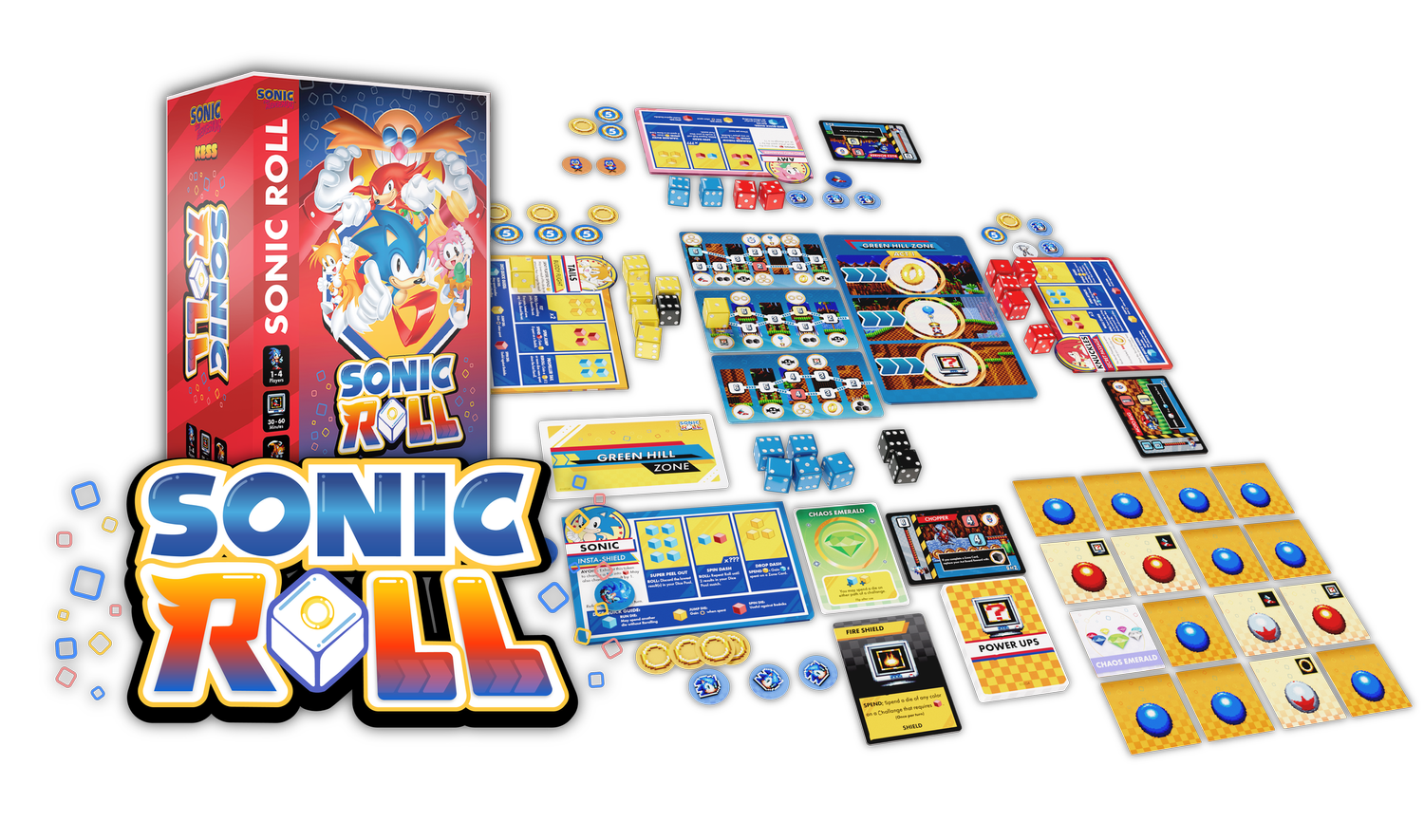 Sonic Roll Board Game | Cards and Coasters CA