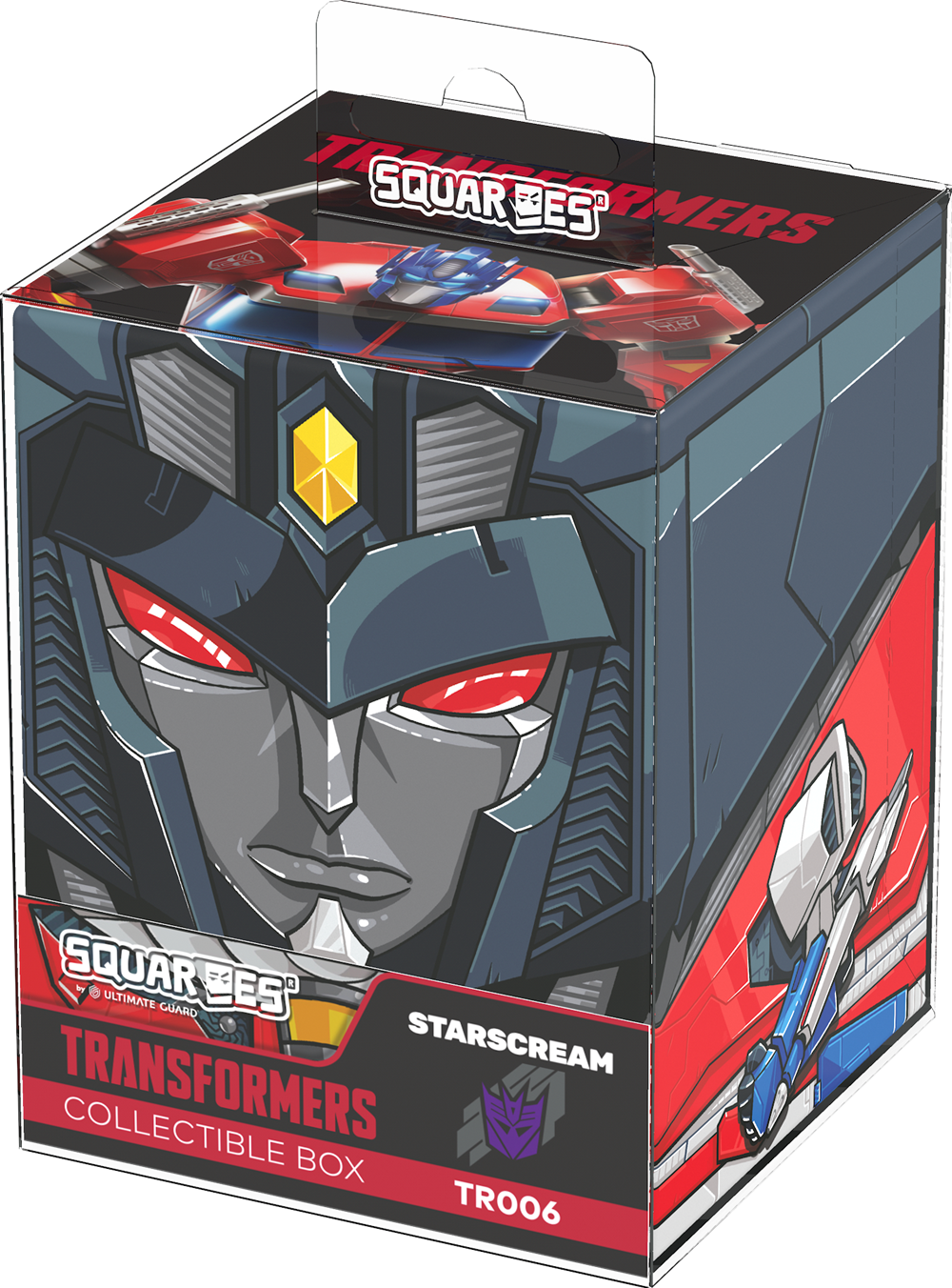 Ultimate Guard Deck Box: Transformers - Starscream | Cards and Coasters CA