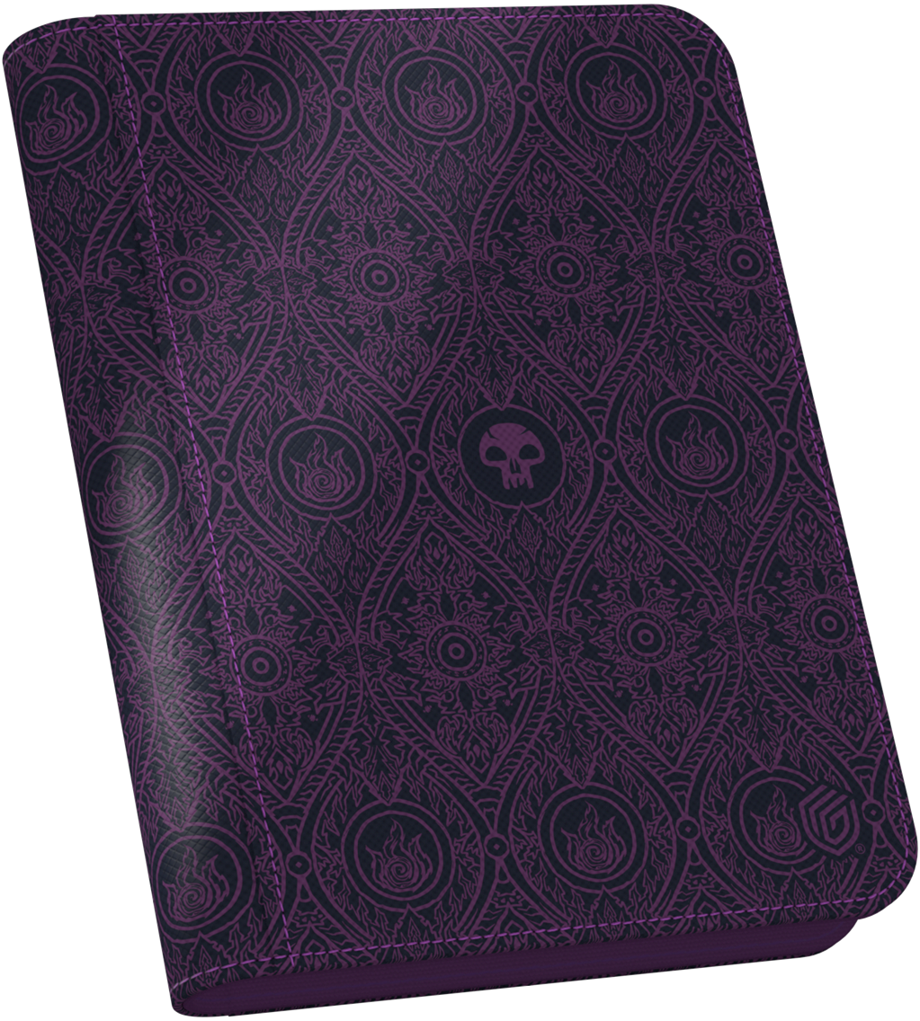 UG ZIPFOLIO 160 XENOSKIN MTG AVATAR: THE LAST AIRBENDER - MANA SYMBOL BLACK | Cards and Coasters CA