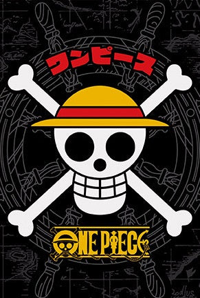 ONE PIECE STANDARD MAGNET STRAWHAT SKULL | Cards and Coasters CA