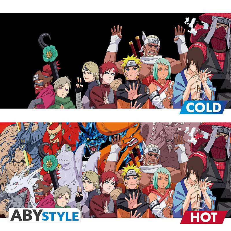 NARUTO SHIPPUDEN MUG HEAT CHANGE BIJU/JINCHURIKI 460ML | Cards and Coasters CA