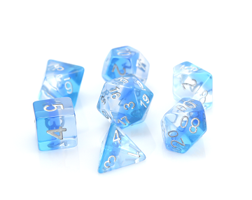 Die Hard: Dice Set Translucent Ice Storm | Cards and Coasters CA