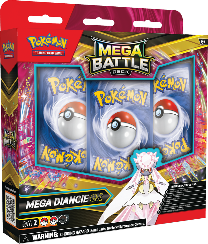 Pokemon Mega Battle Kit -  Mega Diancie EX | Cards and Coasters CA