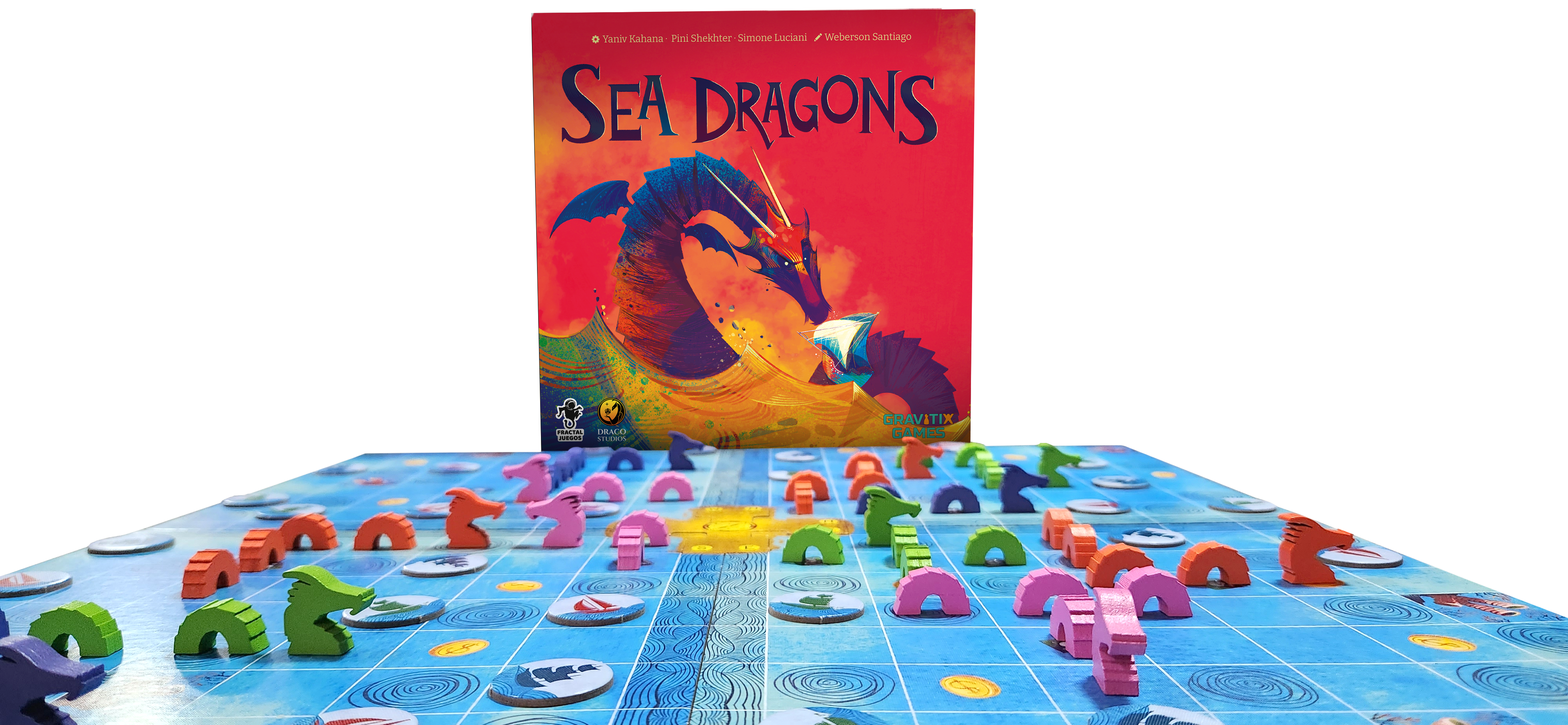 Sea Dragons Board Game | Cards and Coasters CA