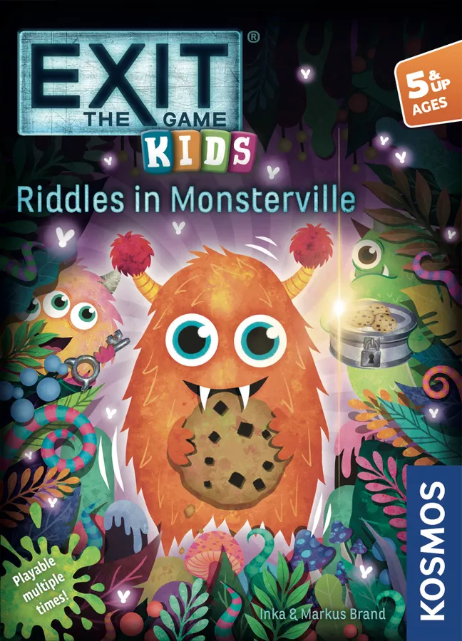 Board Game: Exit The Game: Kids Monstervill | Cards and Coasters CA