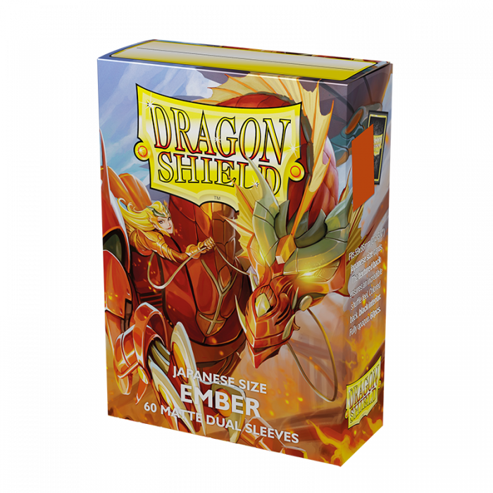 Dragon Shield - Japanese Sized - Ember | Cards and Coasters CA