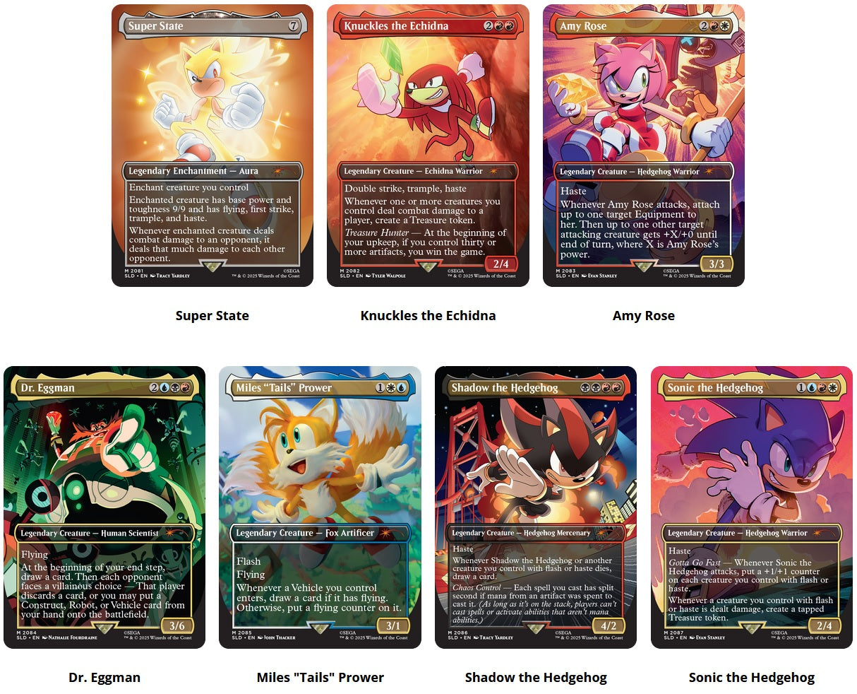 MTG Secret Lair Drop: Sonic Friends and Foes | Cards and Coasters CA
