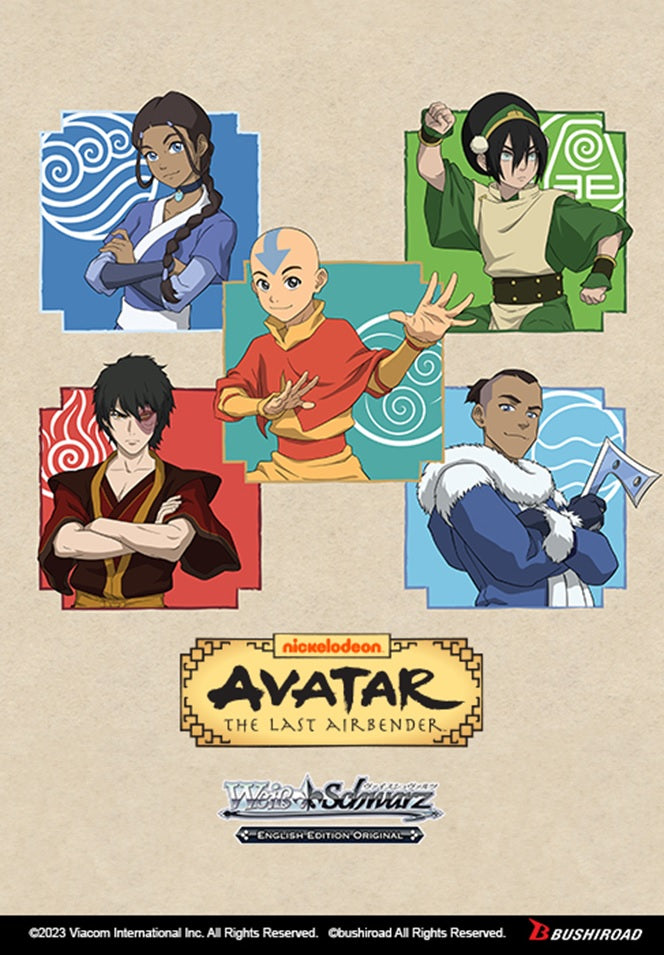 WeiB Schwarz: Avatar the last airbender | Cards and Coasters CA