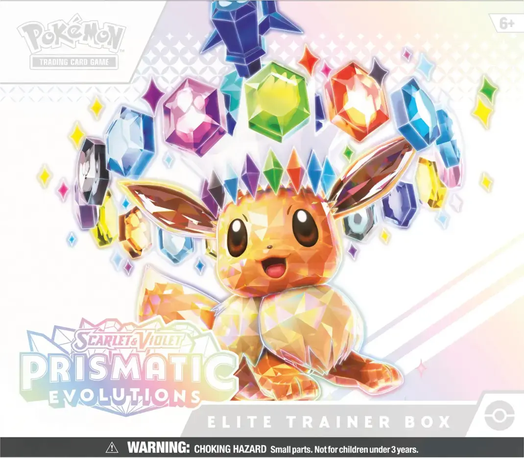 Pokémon Prismatic Evolution - Elite Trainer Box | Cards and Coasters CA