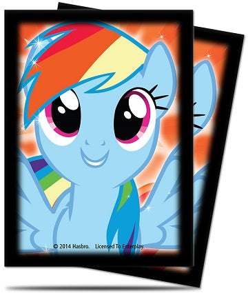 Ultra Pro - My Little Pony Sleeves - Rainbow Dash | Cards and Coasters CA
