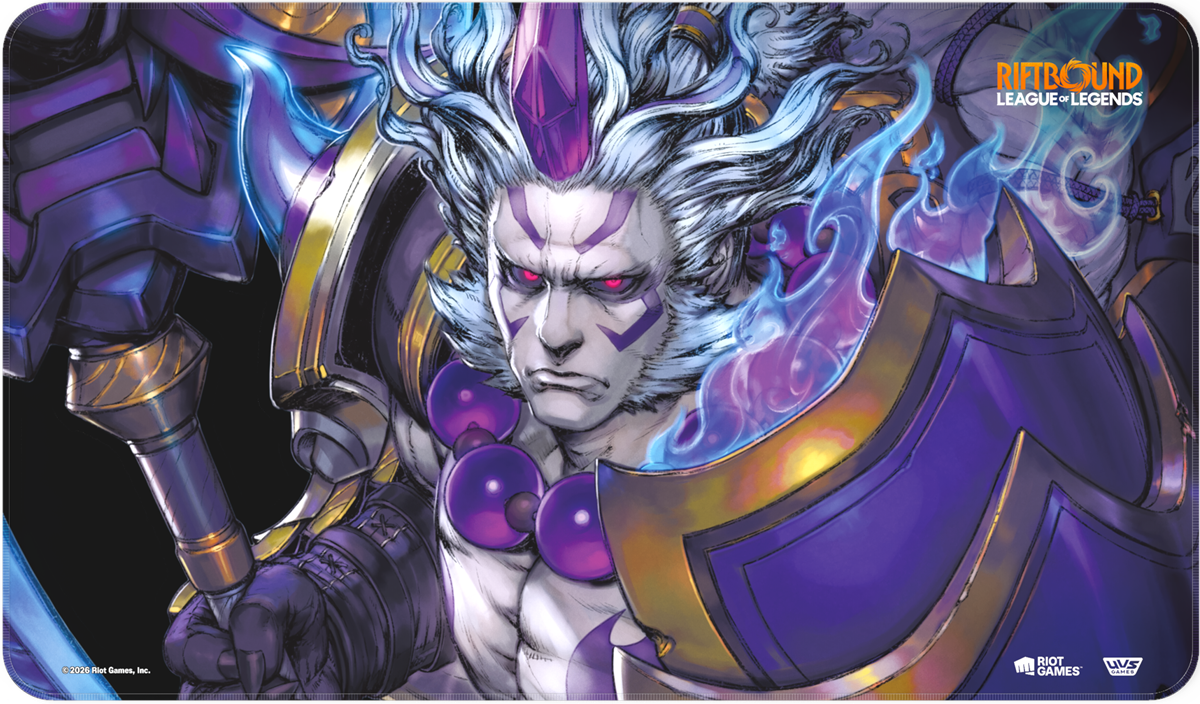 Riftbound Spiritforged Playmat - Spirit Blossom Darius | Cards and Coasters CA