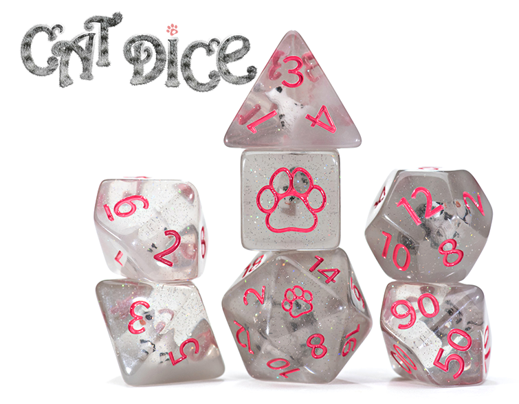 Aether Dice: Cat Dice | Cards and Coasters CA