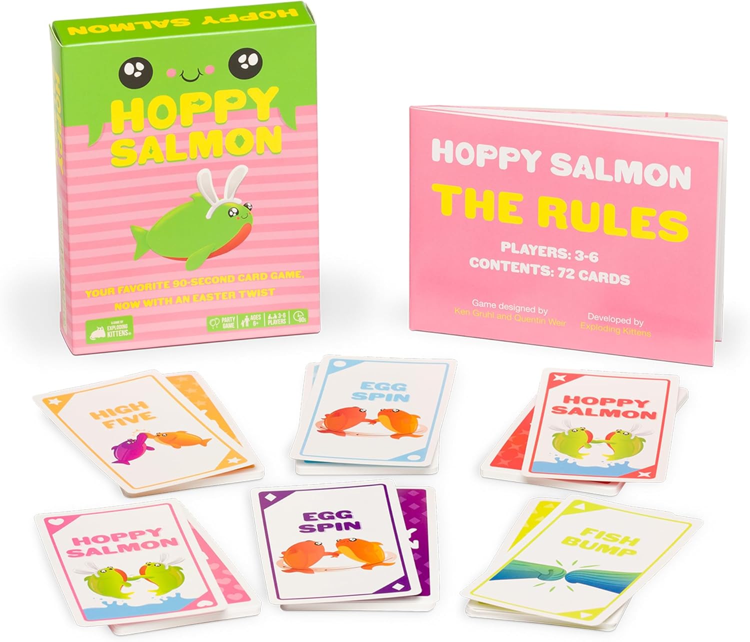 Hoppy Salmon | Cards and Coasters CA