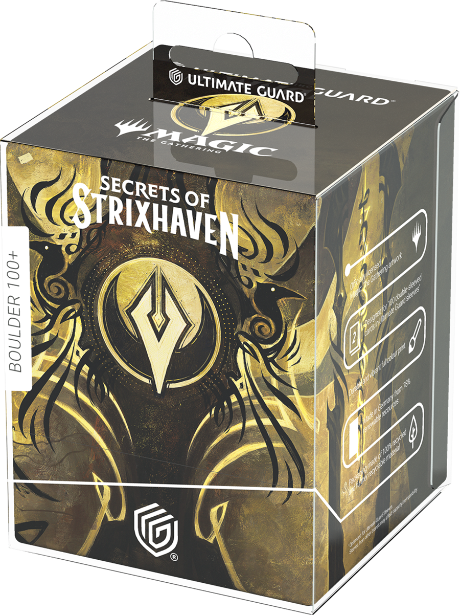 Ultimate Guard Deck Box: Boulder - Silverquill | Cards and Coasters CA