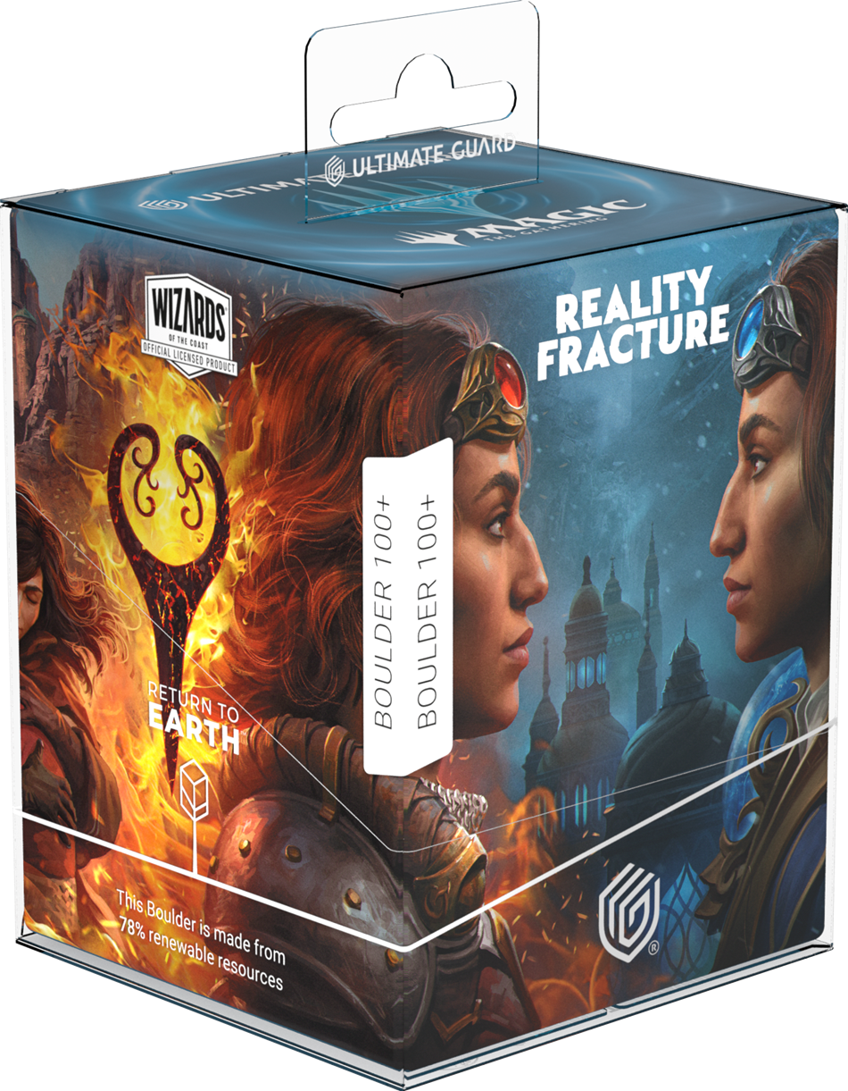 Ultimate Guard Deck Box: Boulder - Reality Fracture | Cards and Coasters CA