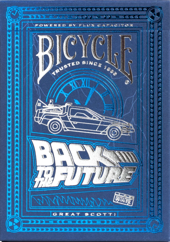 Bicycle Playing Cards - Back to the future | Cards and Coasters CA
