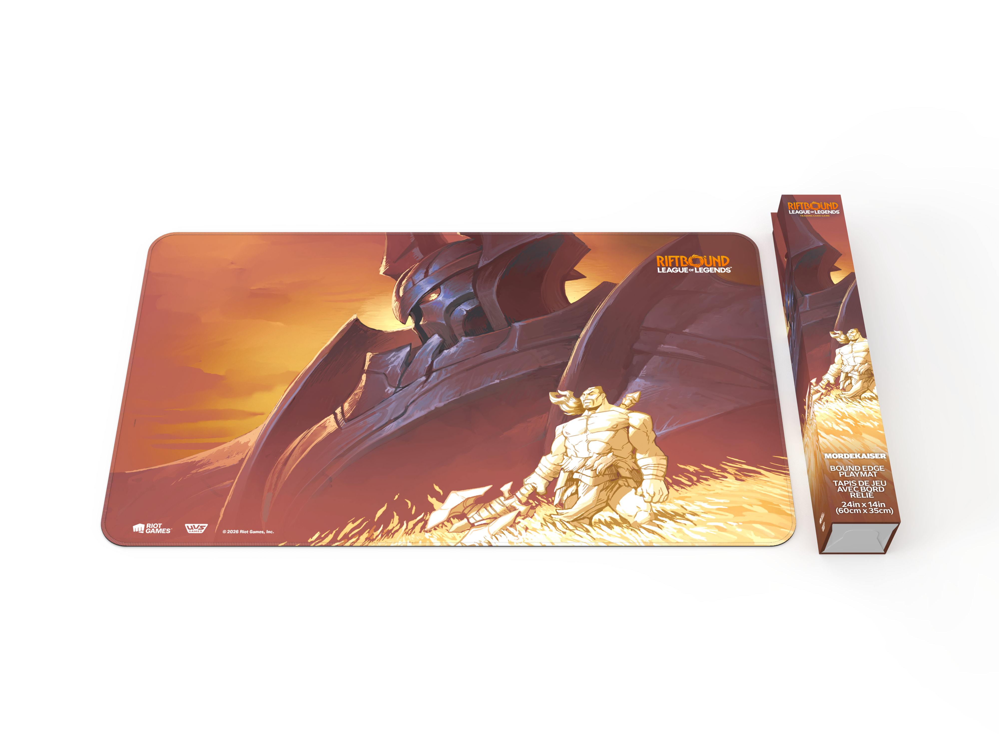 Riftbound League of Legends TCG Radiance Playmat - Mordekaiser | Cards and Coasters CA