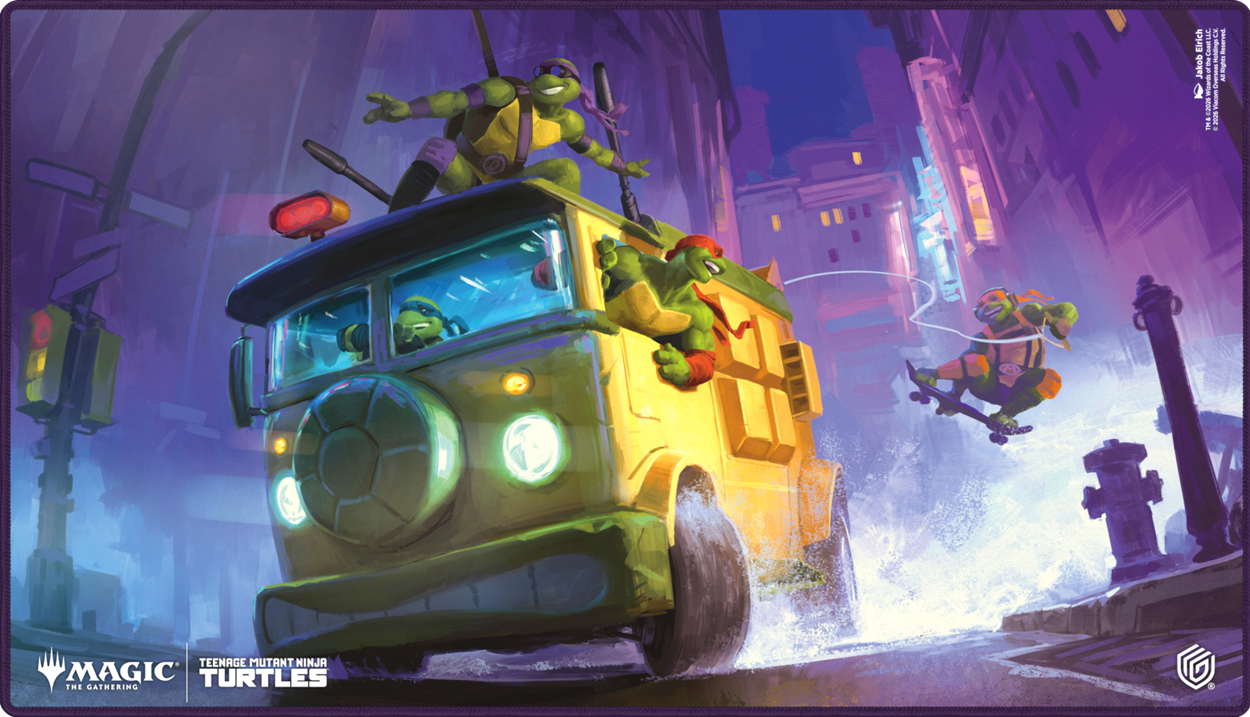 Ultimate Guard Playmat - Ninja Turtles -  Turtle Van | Cards and Coasters CA