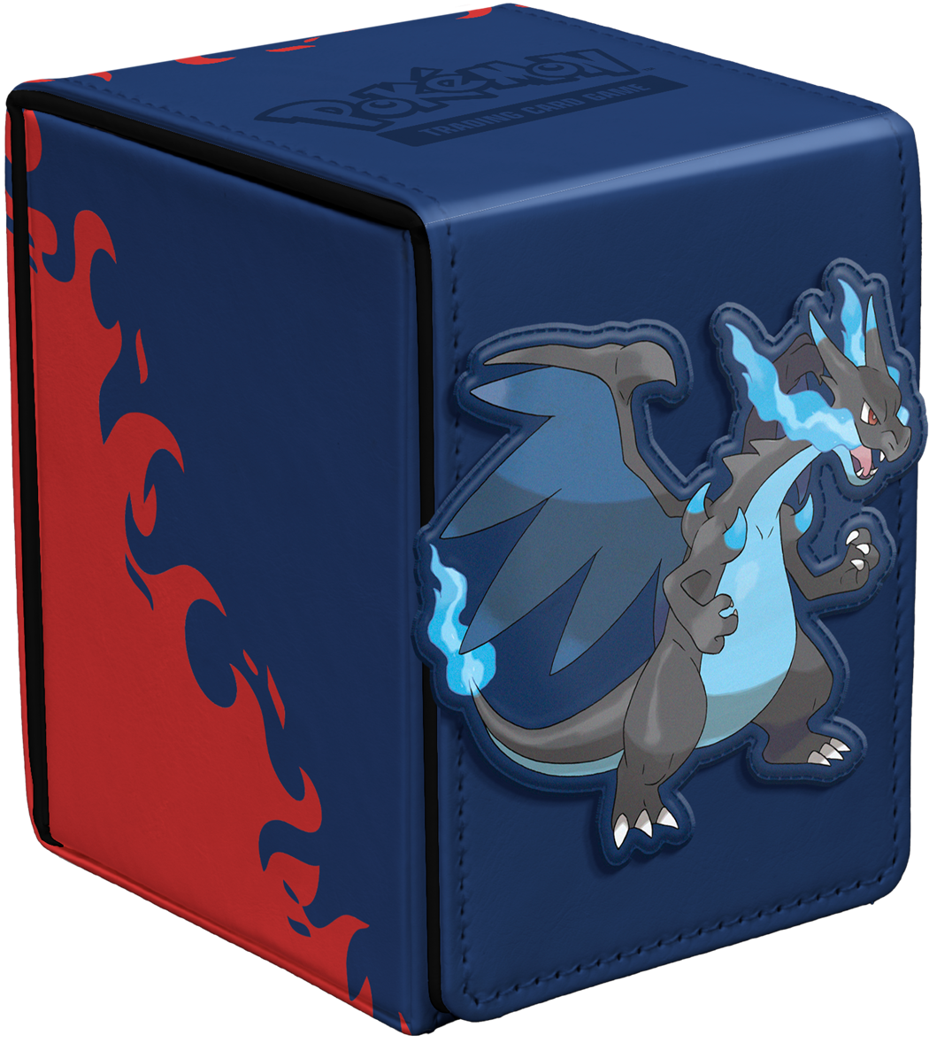 Ultra Pro Deck Box Alcove Flip Pokemon Mega Charizard X | Cards and Coasters CA