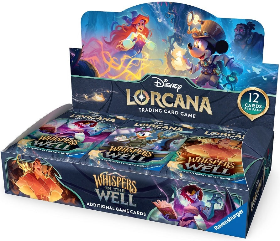 DISNEY LORCANA SET 10 WHISPERS IN THE WELL BOOSTER BOX | Cards and Coasters CA