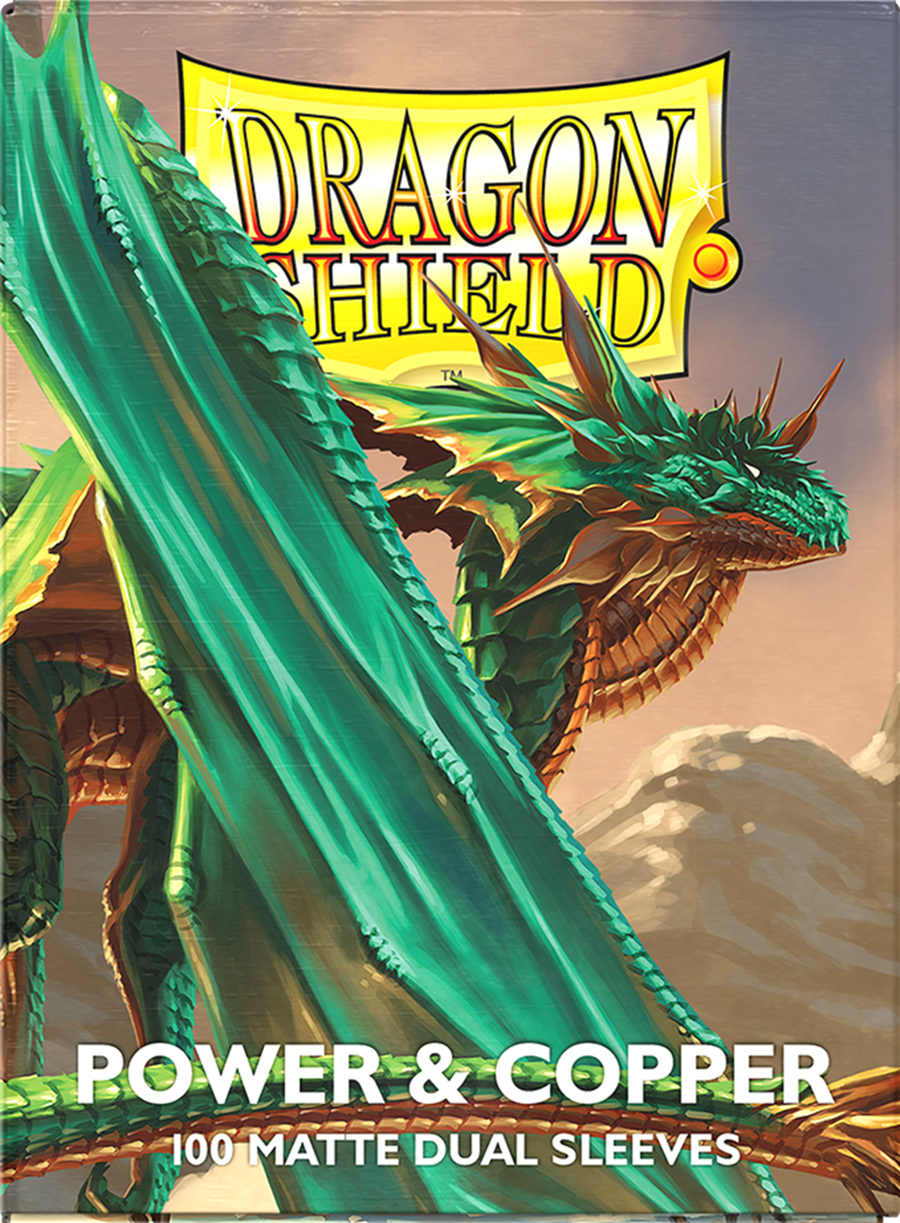 Dragon Shield - Dual Matte - Powe and Copper | Cards and Coasters CA