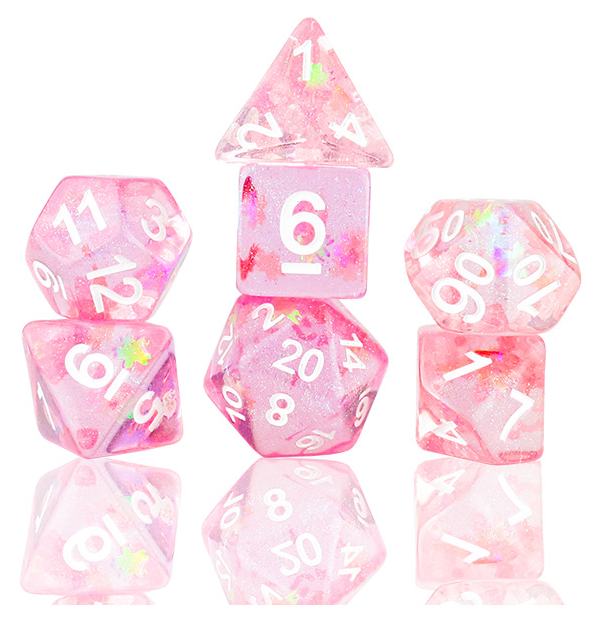 Sirius Dice: Celestial Autumn Dawn Dice Set | Cards and Coasters CA