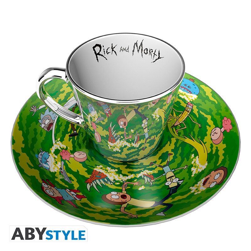 Rick and Morty Mirror Mug | Cards and Coasters CA