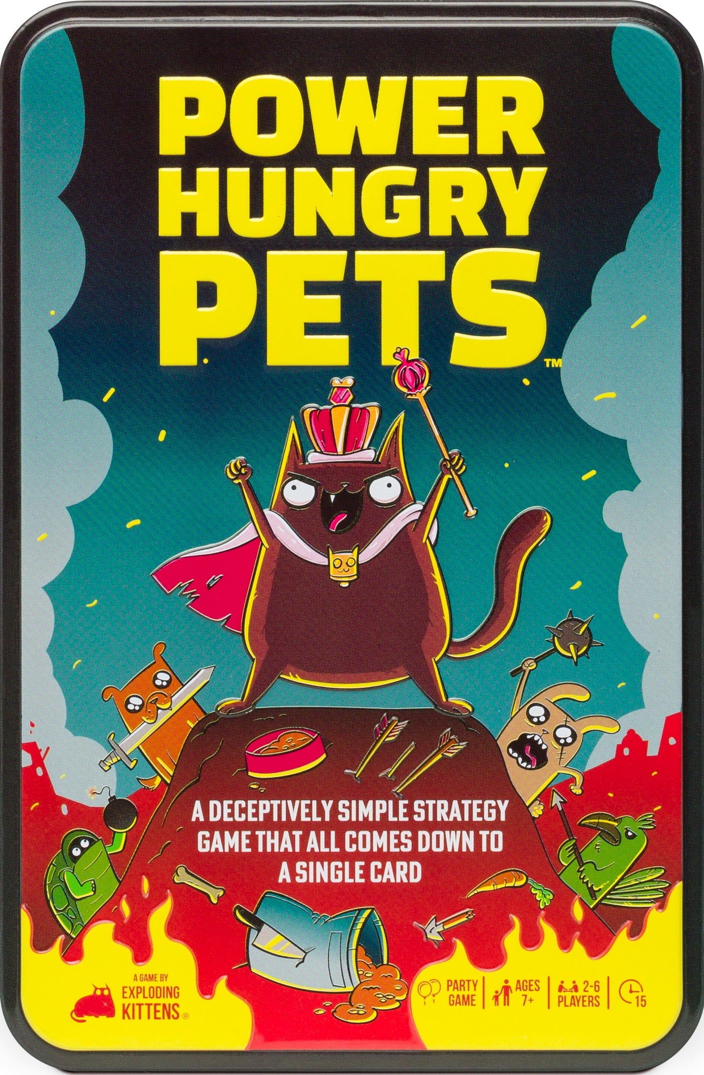 Power Hungry Pets Tin Edition | Cards and Coasters CA